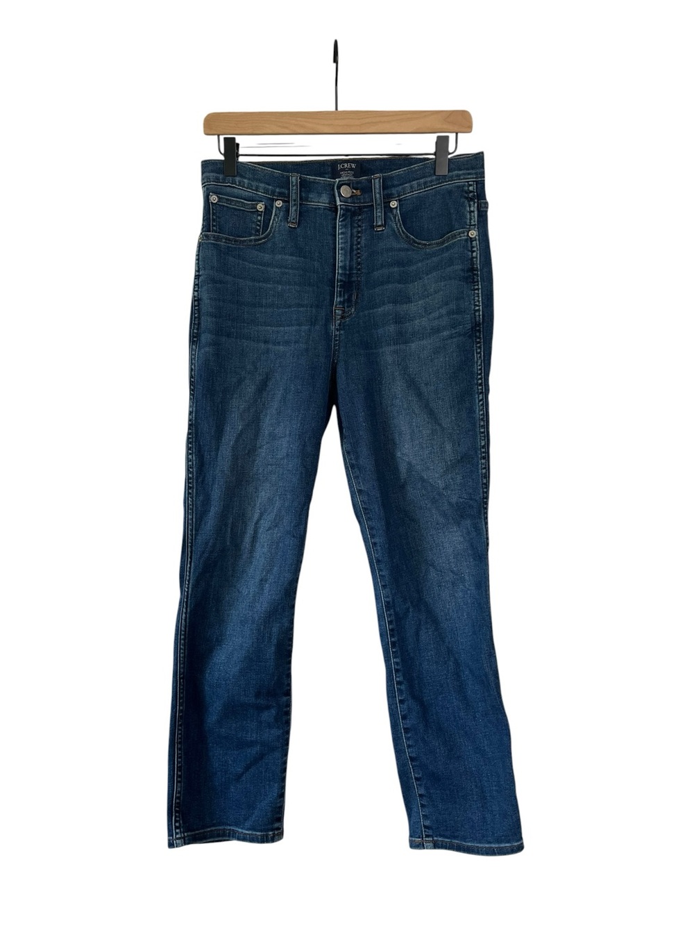 J. Crew high-rise vintage straight jeans size 28